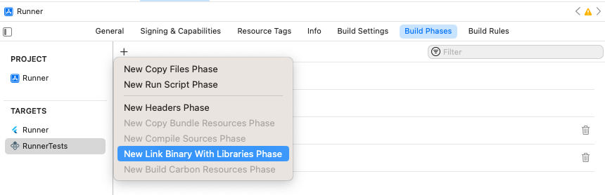 Add  Build Phase